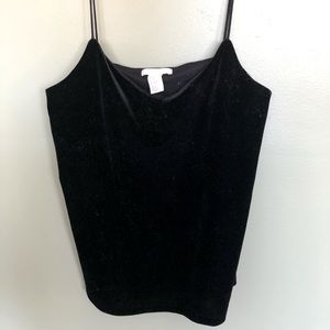 H&M velour tank top